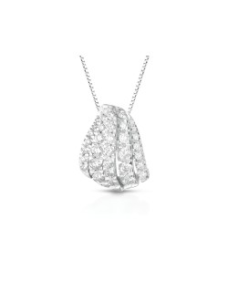 Ciondolo Cascata di Brillantezza in Oro Bianco 18k SG15058