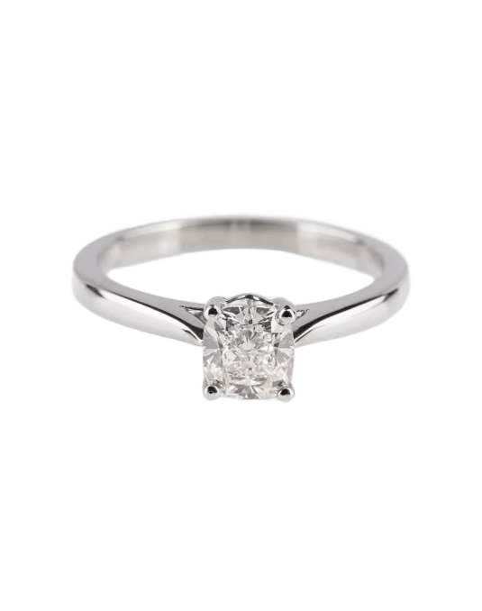 Anello Chopard Diamante Naturale Cushion 1 carato D-VS1