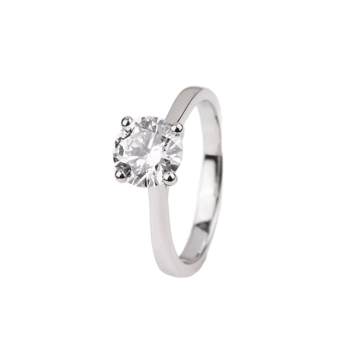 Anello Platino Chanel e Diamante Naturale 1 carato D-VS1