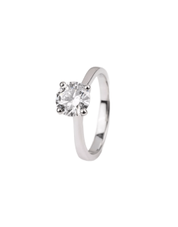 Anello Platino Chanel e Diamante Naturale 1 carato D-VS1