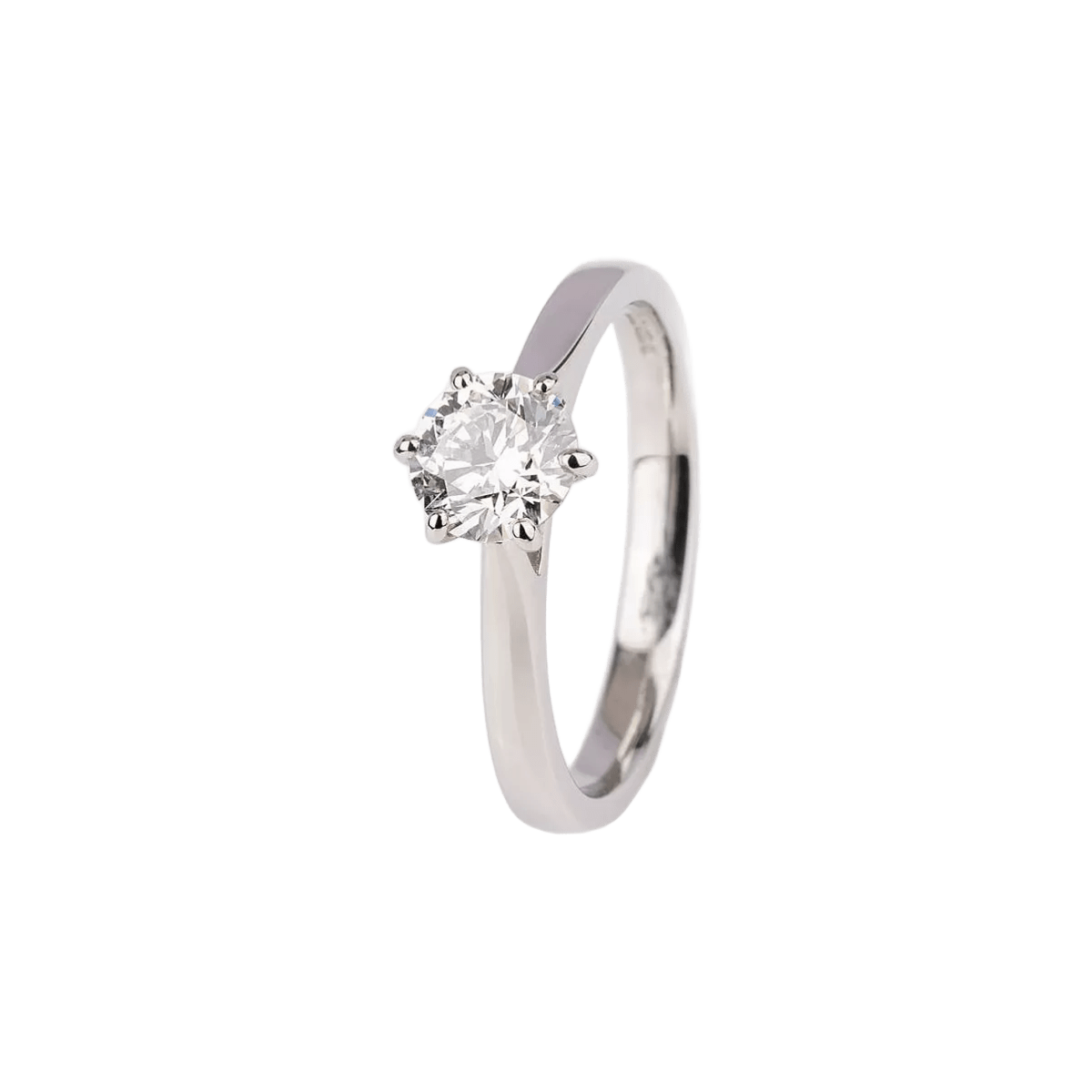 Anello Platino Kimberly e Diamante Naturale 1 carato D-VS1