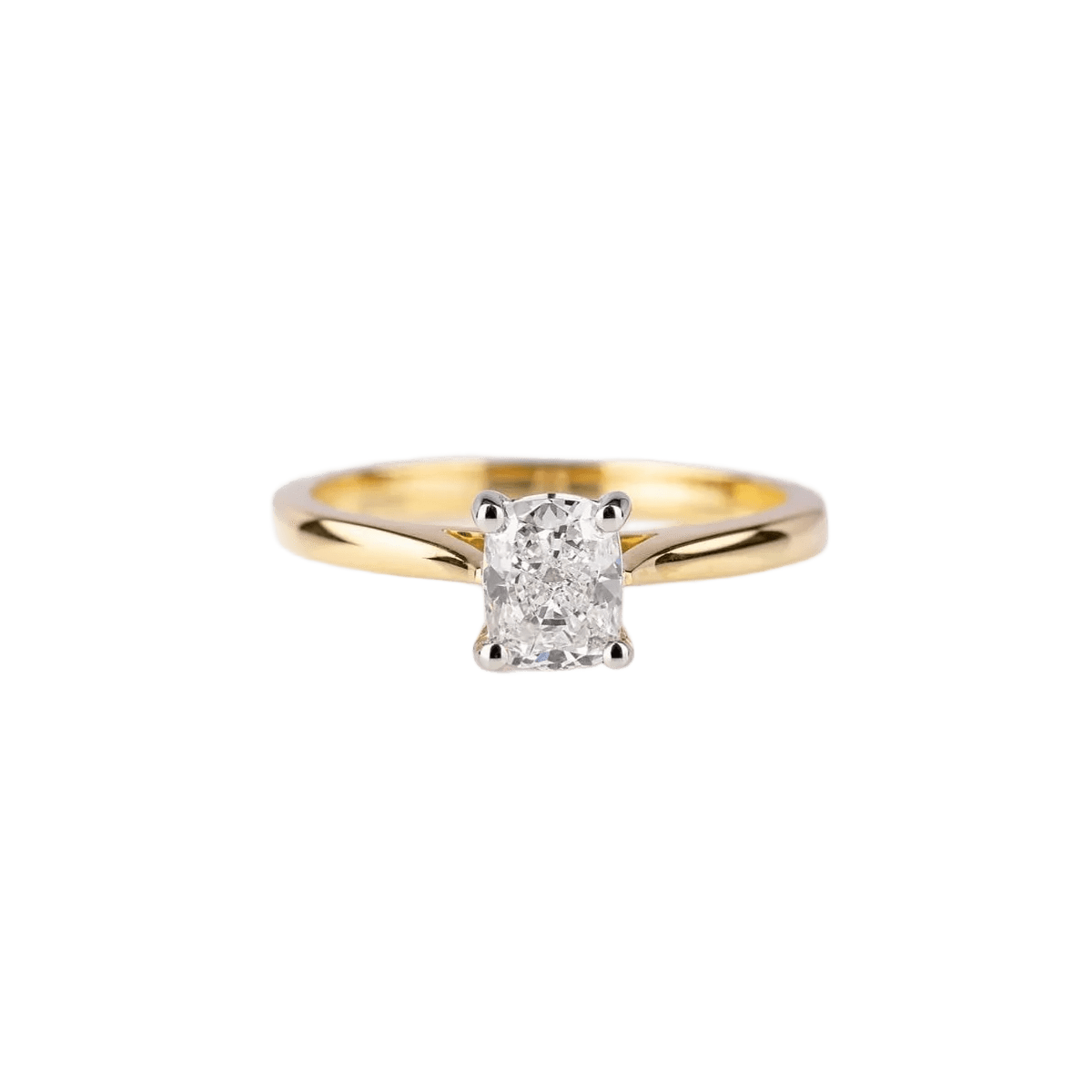 Anello Kimberly Diamante Naturale Cushion 1 carato D-VS1