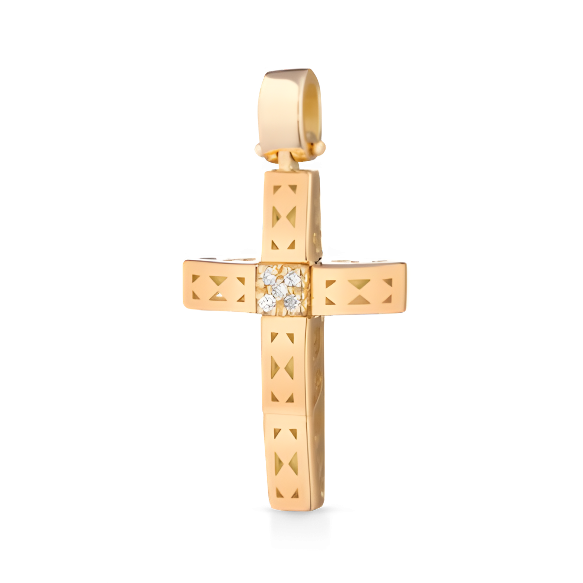 Croce Eterna Eleganza in Oro Giallo 18k SG99489