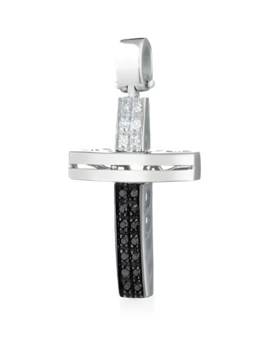 Croce Dual Essence in Oro Bianco 18k SG16246