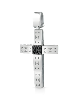 Croce Tenebre Eleganti in Oro Bianco 18k SG27810