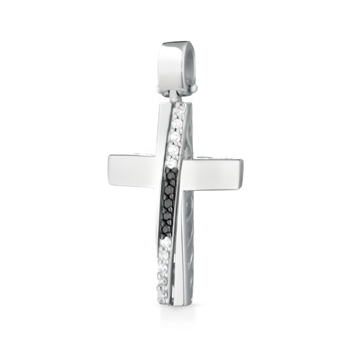 Croce Dual Light in Oro Bianco 18k SG34729
