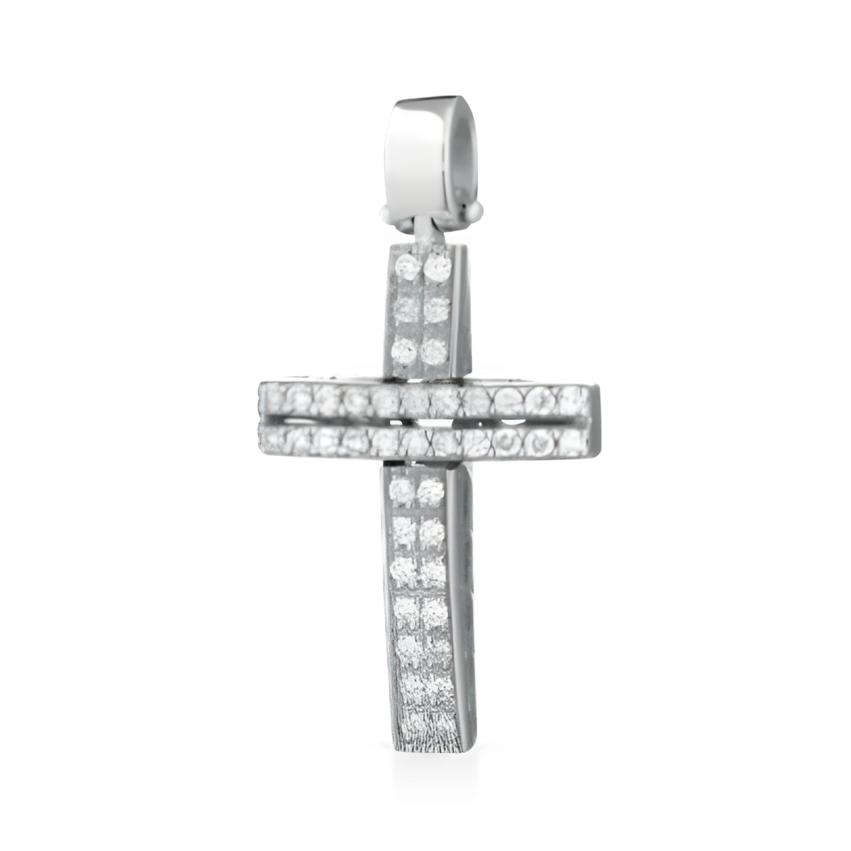 Croce Splendore Eterno in Oro Bianco 18k SG65306