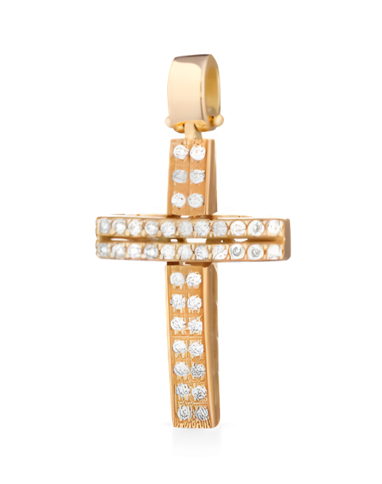 Croce Luminosa Regale in Oro Giallo 18k SG38339
