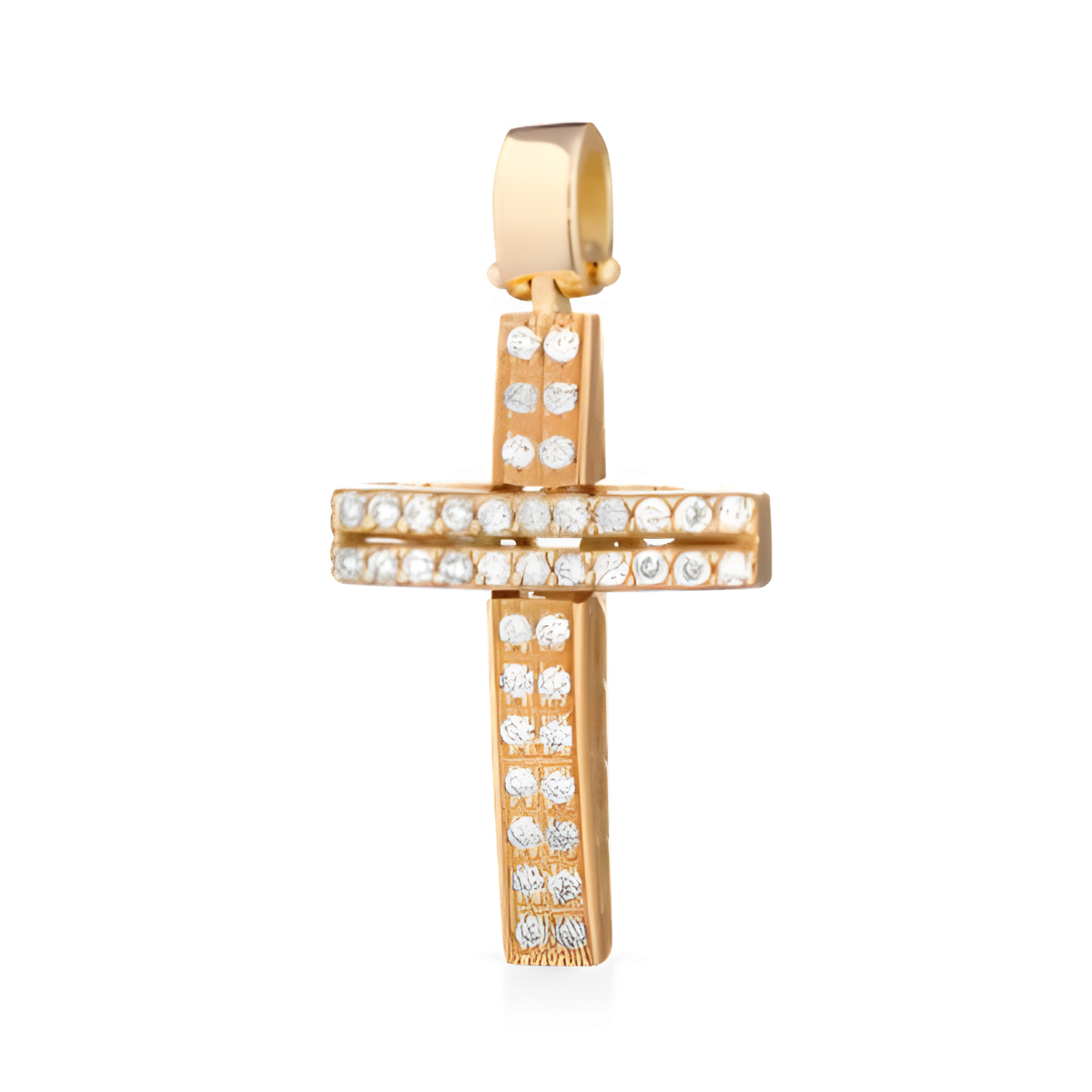 Croce Luminosa Regale in Oro Giallo 18k SG38339