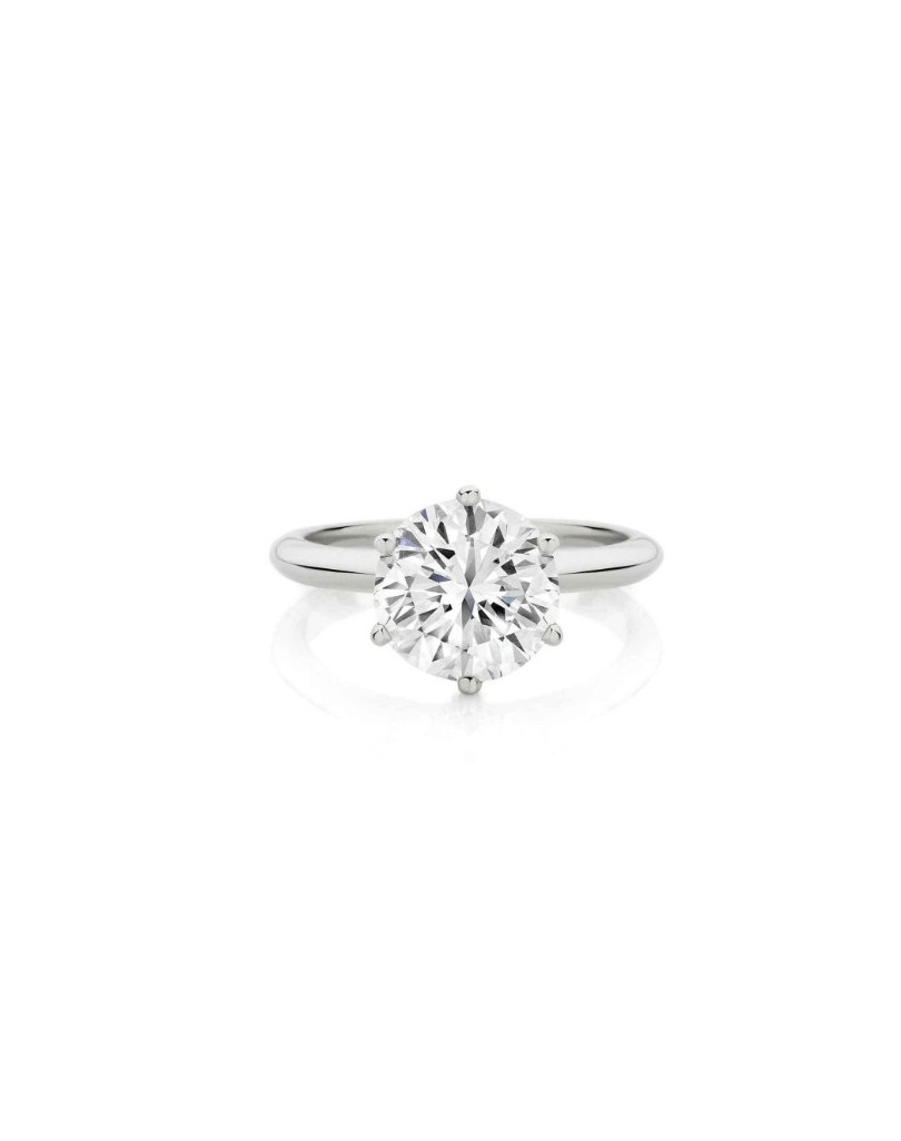 Solitario anello Matrimonio diamante D VVS 0.80 Carati SG73048