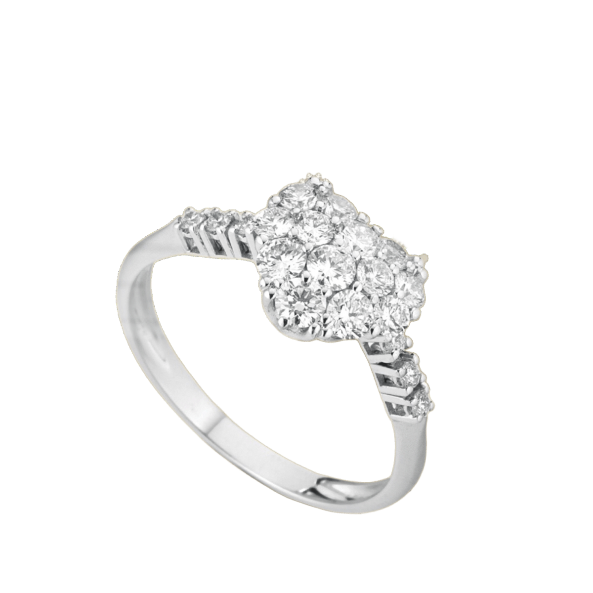 Anello Cuore Infinito in Oro Bianco 18k SG36697