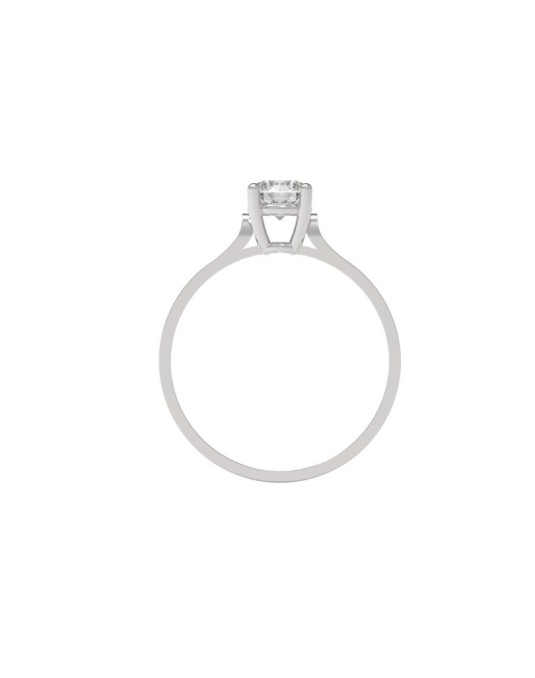 Anello Solitario Splendore Unico in Oro Bianco 18k SG48585