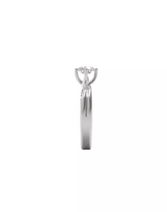 Anello Solitario Splendore d'Amore in Oro Bianco 18k SG92400