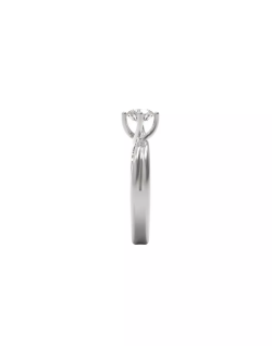 Anello Solitario Splendore d'Amore in Oro Bianco 18k SG92400