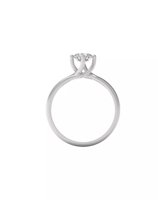 Anello Solitario Splendore d'Amore in Oro Bianco 18k SG92400