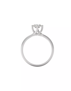 Anello Solitario Splendore d'Amore in Oro Bianco 18k SG92400