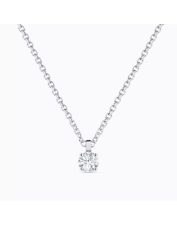 Ciondolo Solitario Essenza di Luce in Oro Bianco 18k SG46311
