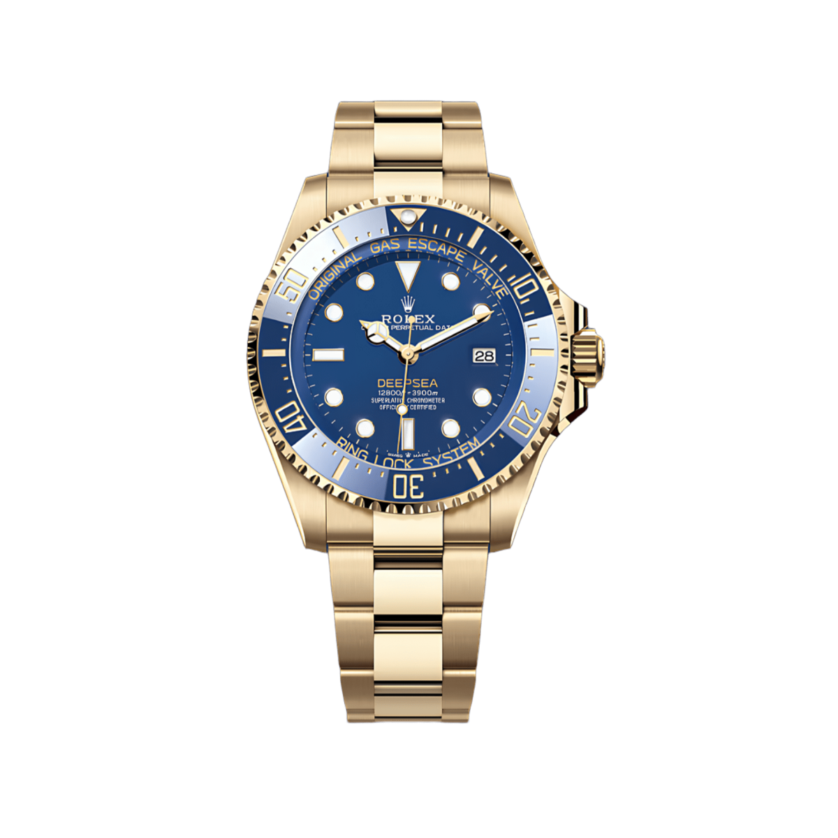Rolex Deepsea Oyster Oro Giallo, 44 mm, Quadrante Blu Profondo SG88644