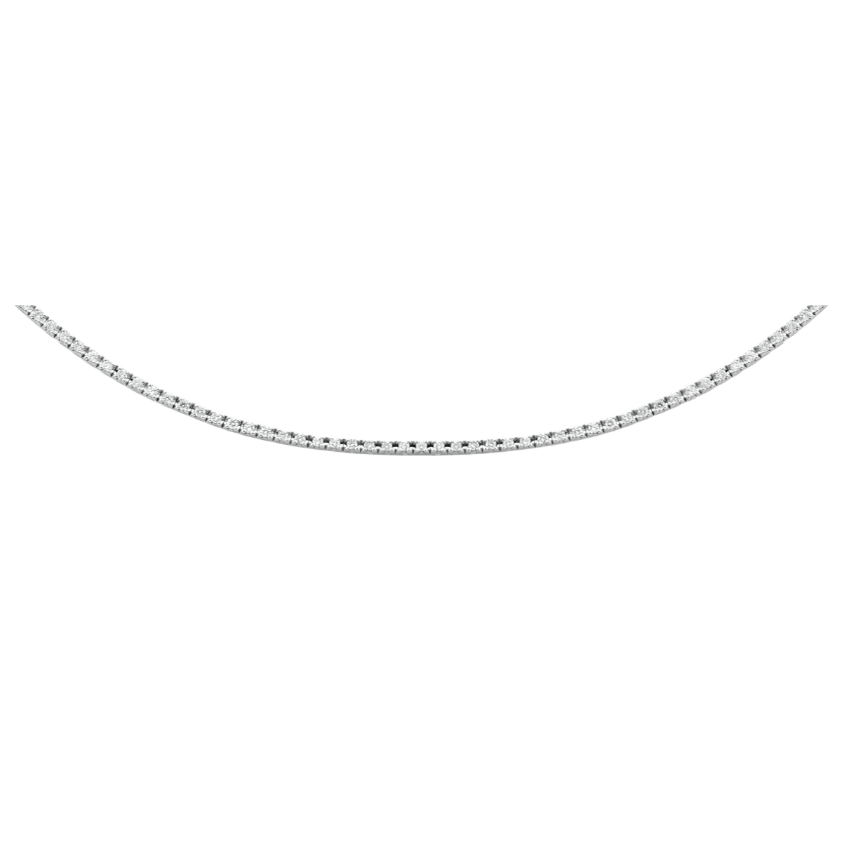 Collana Tennis Eleganza Infinita con Diamanti Bianchi SG03017