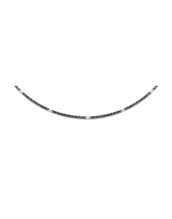Collana Tennis Diamanti Neri e Bianchi SG27458