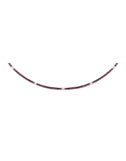 Collana Tennis Rubini e Diamanti Bianchi SG87382
