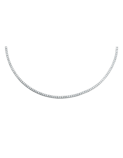 Collana Tennis Tornita con Diamanti Bianchi SG93318