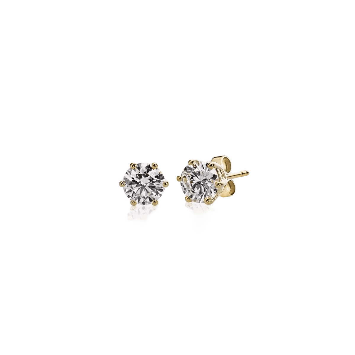 PUNTI LUCE MATRIMONIO ORO GIALLO 18K DIAMANTI NATURALI