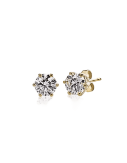 PUNTI LUCE MATRIMONIO ORO GIALLO 18K DIAMANTI NATURALI