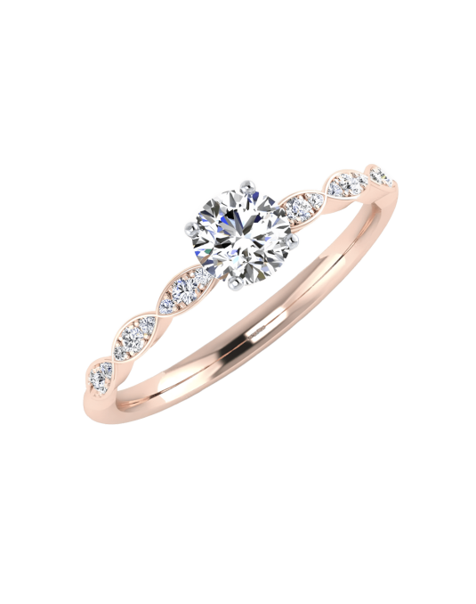 Solitario Incanto Rosa – Oro Rosa 18k SG26672