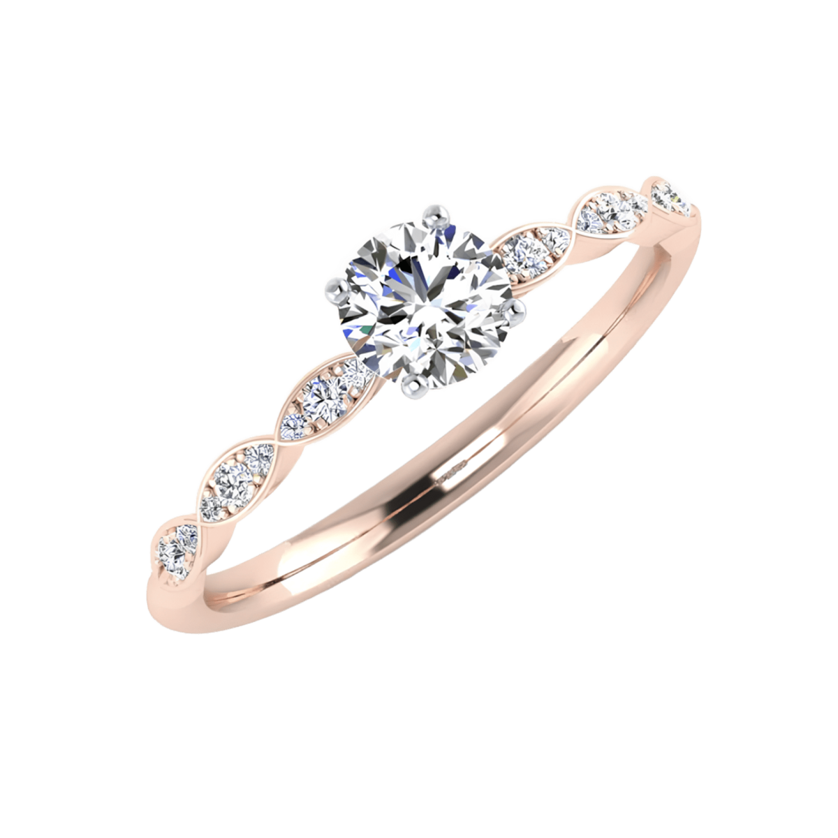 Solitario Incanto Rosa – Oro Rosa 18k SG26672