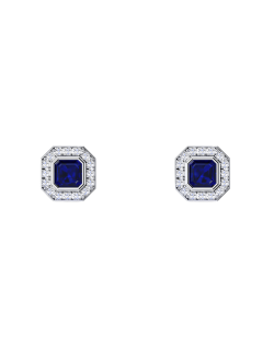 Orecchini Blue Royal Halo SG72248
