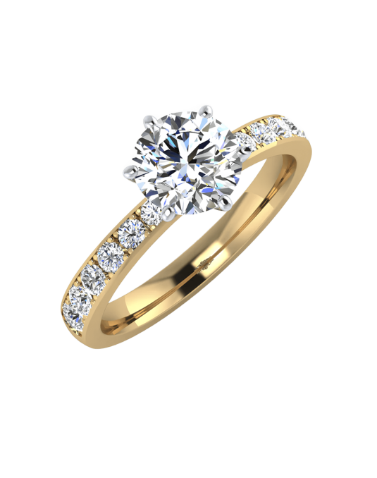 Solitario Reale in Oro Giallo 18k SG28364