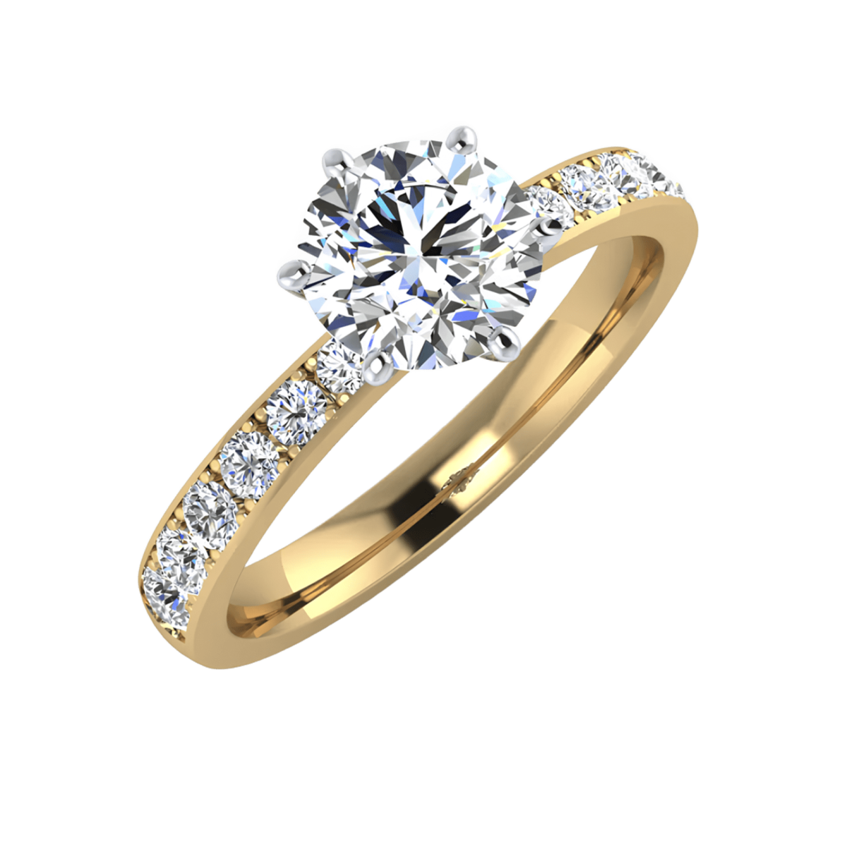 Solitario Reale in Oro Giallo 18k SG28364