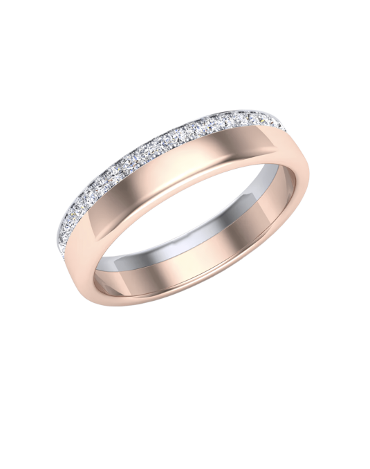 Fede Dual Lux Oro Rosa & Bianco 18k SG89849