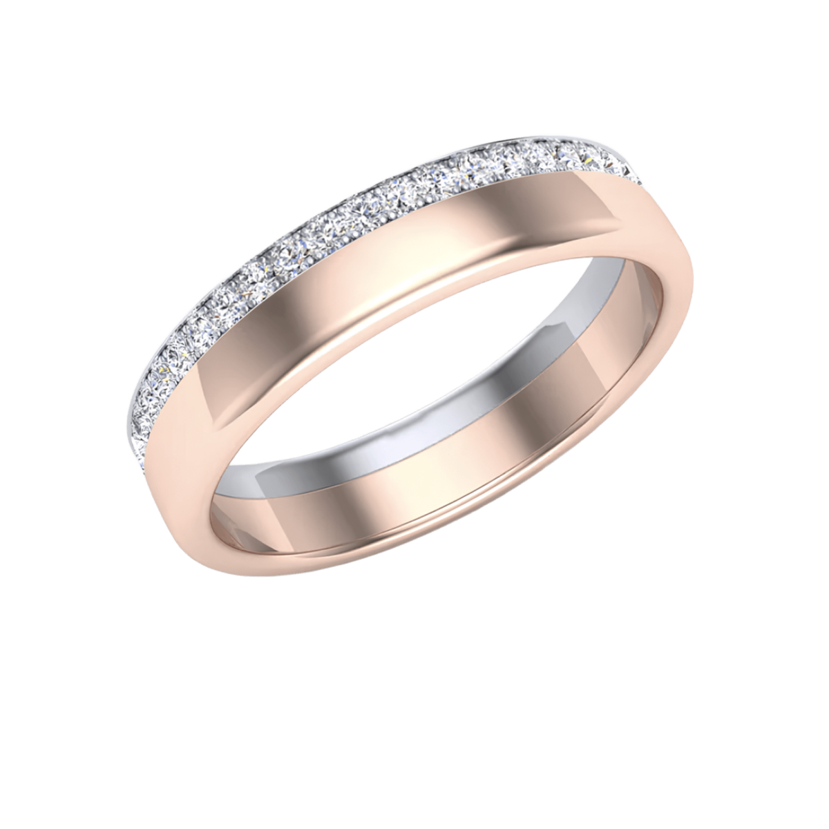 Fede Dual Lux Oro Rosa & Bianco 18k SG89849