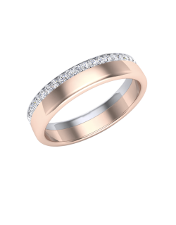 Fede Dual Lux Oro Rosa & Bianco 18k SG89849