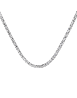 Collana Tennis Modello Salvini in Oro Bianco 18k SG40993