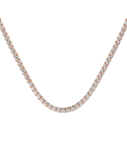 Collana Tennis Modello ReCarlo in Oro Rosa 18k SG37412
