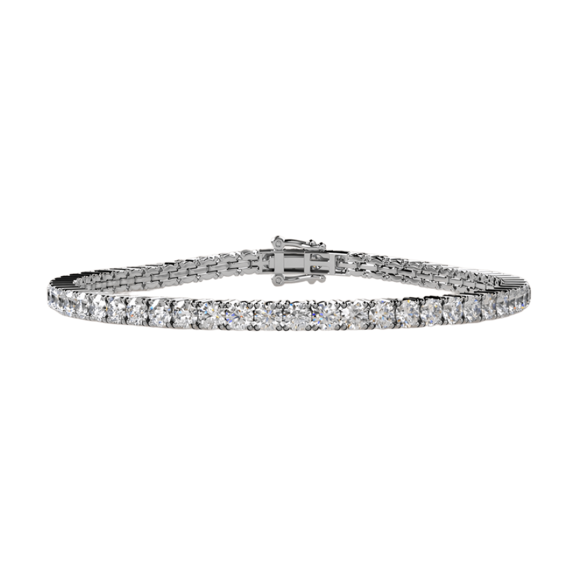 Bracciale Tennis Classico in Oro Bianco 18k SG75695