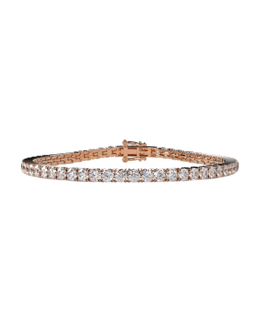 Bracciale Tennis Prezioso Eterno in Oro Giallo 18k SG81095