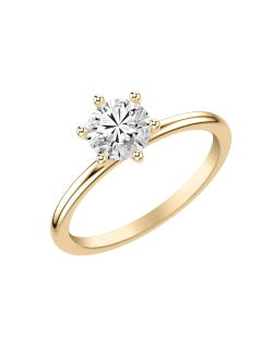 Solitario Modello Valentino in Oro Giallo 18k SG34829