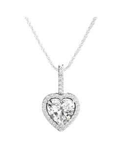 Ciondolo Cuore di Luce in Oro Bianco 18k SG22416