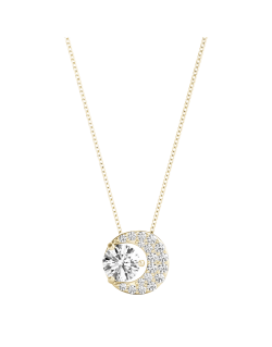 Ciondolo Luna Dorata in Oro Giallo 18k SG70310