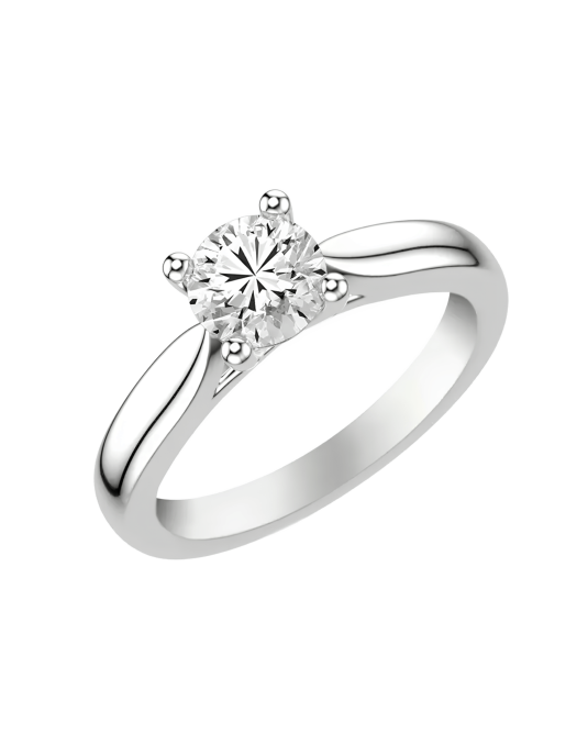 Solitario Eleganza Imperiale in Oro Bianco 18k SG83938