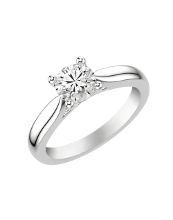 Solitario Eleganza Imperiale in Oro Bianco 18k SG83938