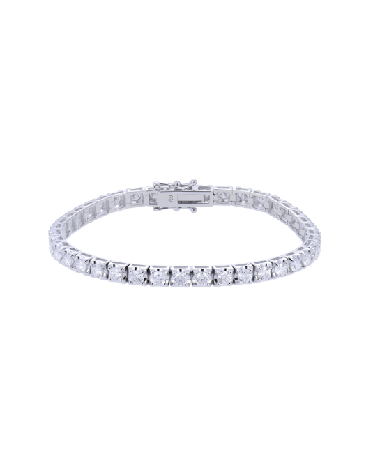 Bracciale Tennis Eleganza Suprema in Oro Bianco 18k SG24805