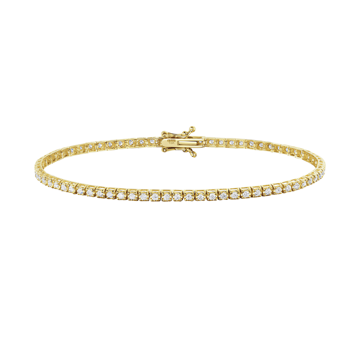 Bracciale Tennis Luce Regale in Oro Giallo 18k SG70966