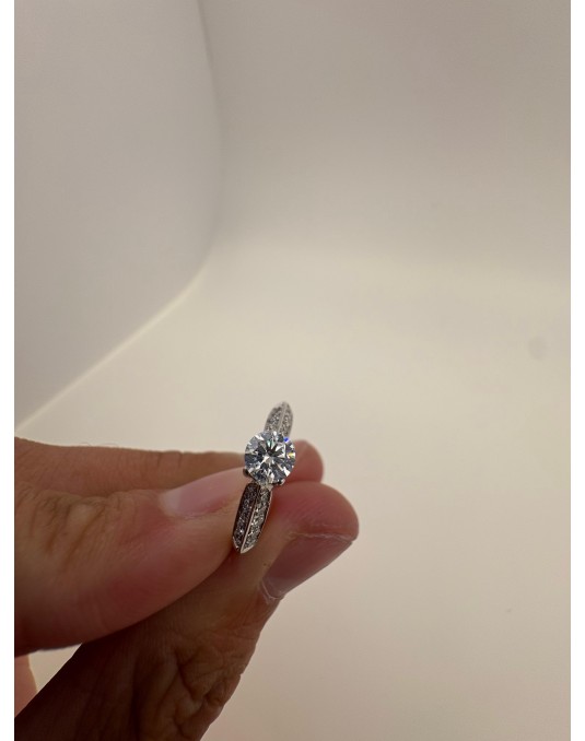Solitario Armonia Preziosa in Oro Bianco 18k SG42093