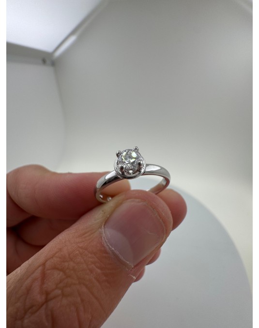 Solitario Iconico Damiani in Oro Bianco 18k SG34845