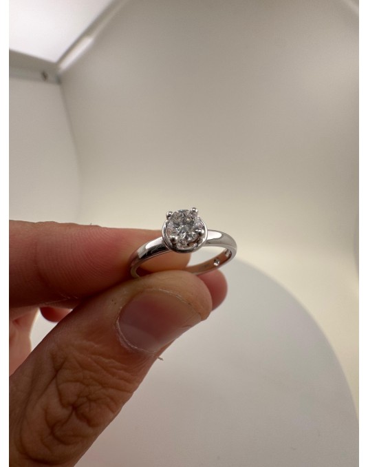 Solitario Iconico Damiani in Oro Bianco 18k SG34845